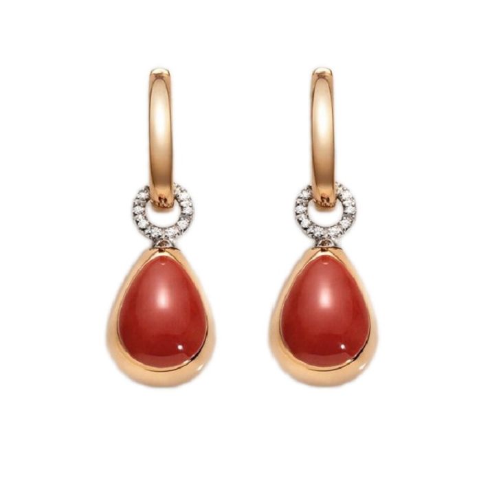 CHANTECLER CAPRIFUL ORECCHINI CORALLO ROSSO CHANTECLER CAPRIFUL ORECCHINI CORALLO ROSSO