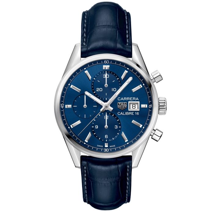 TAG HEUER CARRERA CALIBRE 16 CHRONO 41 MM BLUE TAG HEUER CARRERA CALIBRE 16 CHRONO 41 MM BLUE