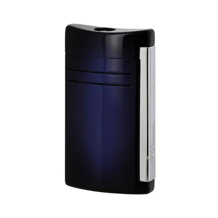 S.T DUPONT BRIQUET MAXIJET SUNBURST BLEU CHROME S.T DUPONT BRIQUET MAXIJET SUNBURST BLEU CHROME