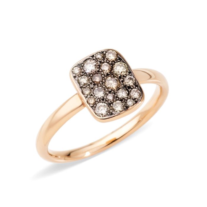 POMELLATO SABBIA ANELLO DIAMANTI BROWN PICCOLO POMELLATO SABBIA ANELLO DIAMANTI BROWN PICCOLO