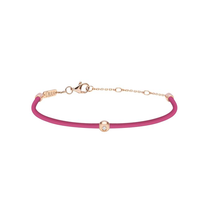 DJULA BRACELET SCOUBIDOU FLUO ROSE DIAMANTS DJULA BRACELET SCOUBIDOU FLUO ROSE DIAMANTS