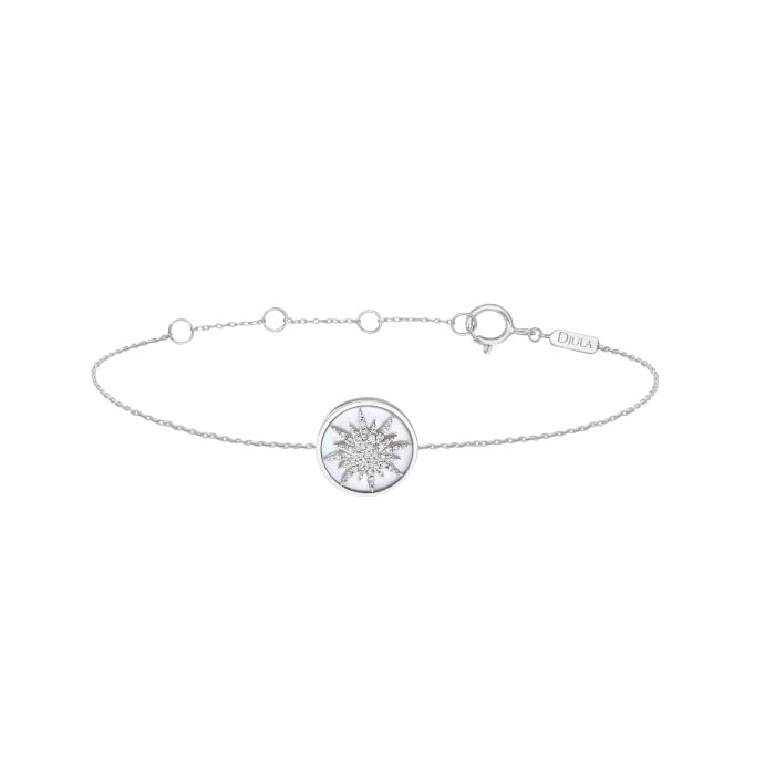 DJULA BRACELET SOLEIL NACRE DIAMANTS DJULA BRACELET SOLEIL NACRE DIAMANTS