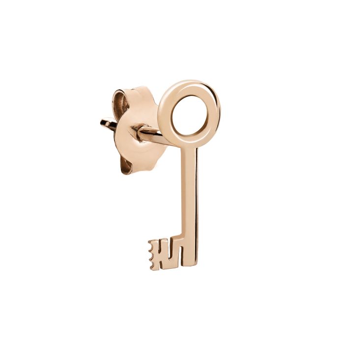 LA MARGINEDA MEDIEVAL JEWELS PINK GOLD SINGLE EARRING LA MARGINEDA MEDIEVAL JEWELS PINK GOLD SINGLE EARRING