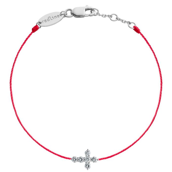 RED LINE JEAN BRACELET OR BLANC DIAMANTS RED LINE JEAN BRACELET OR BLANC DIAMANTS