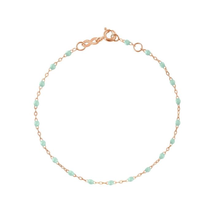 GIGI CLASSIQUE BRACELET OR ROSE JADE 17CM GIGI CLASSIQUE BRACELET OR ROSE JADE 17CM