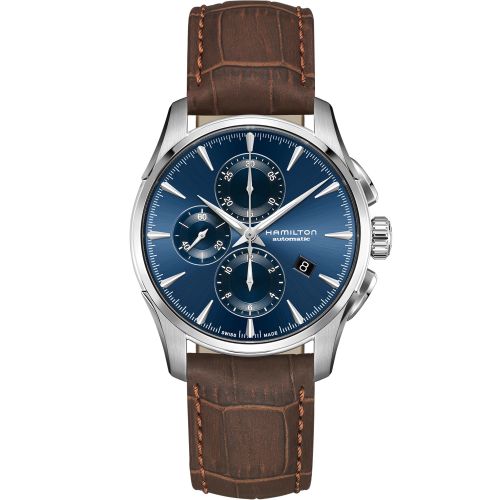 HAMILTON JAZZMASTER CHRONO BLUE 42 MM