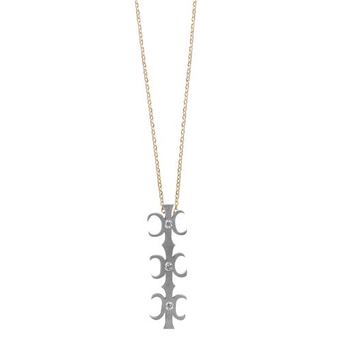 ESTRIPAGECS COLLAR OR ROSA TITANI DIAMANTS