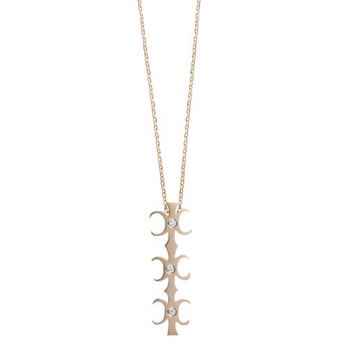 ESTRIPAGECS COLLAR OR ROSA DIAMANTS