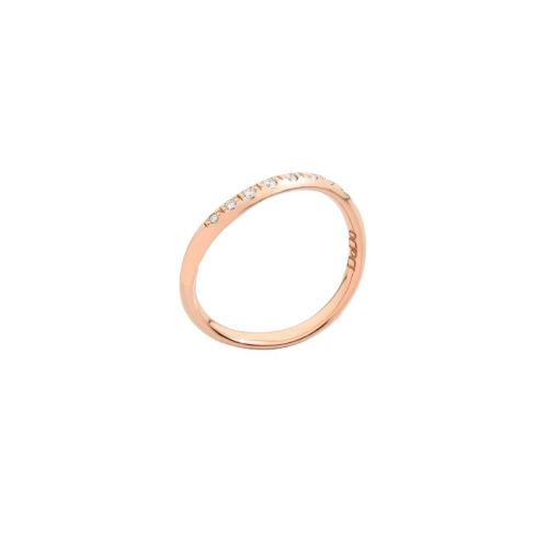 DODO ESSENTIALS ANELLO ORO ROSA DIAMANTI