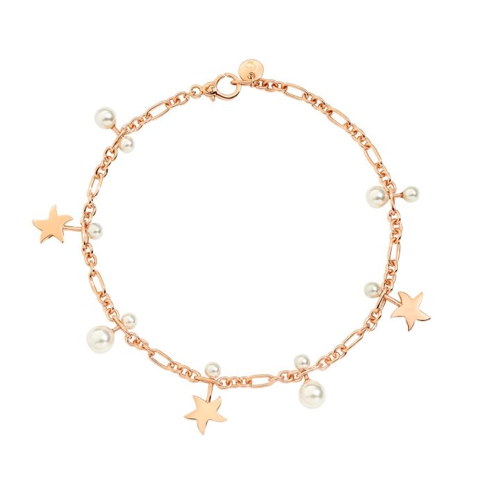 DODO STELLINA BRACCIALE ORO ROSA E PERLES DODO STELLINA BRACCIALE ORO ROSA E PERLES