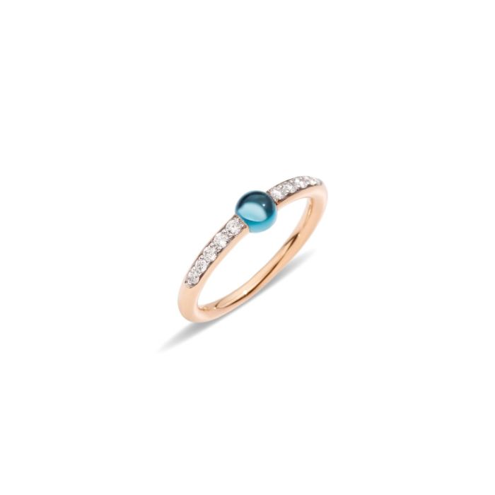 POMELLATO M'AMA NON M'AMA ORO ROSA TOPAZI BLUE LONDON DIAMANTI POMELLATO M'AMA NON M'AMA ORO ROSA TOPAZI BLUE LONDON DIAMANTI