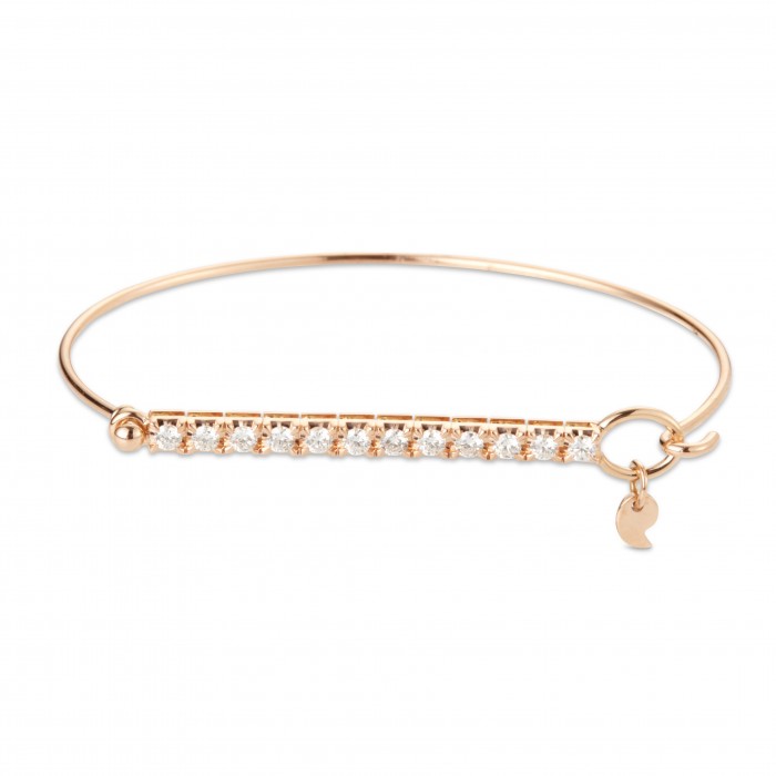 CERVERA TWISTED PINK GOLD BRACELET CERVERA TWISTED PINK GOLD BRACELET