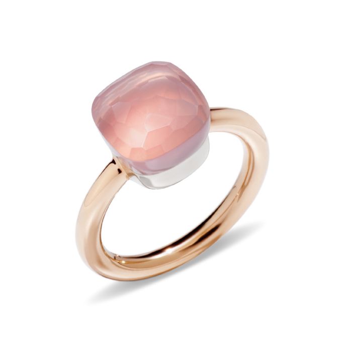 POMELLATO NUDO MEDIUM ANELLO QUARZO ROSA POMELLATO NUDO MEDIUM ANELLO QUARZO ROSA