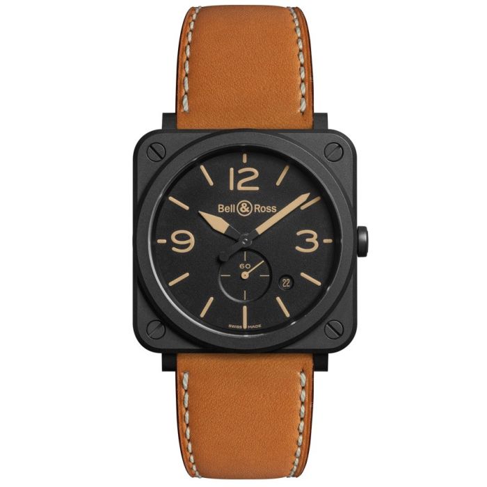 BELL & ROSS AVIATION BR S HERITAGE CERAMIC 39MM